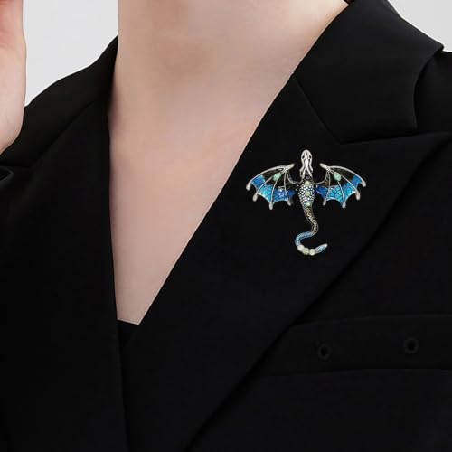 Image of Animal Brooch for Men Vintage Metal Wildlife Lapel Pin Suit Jacket Badge Fashion Accessories for Men