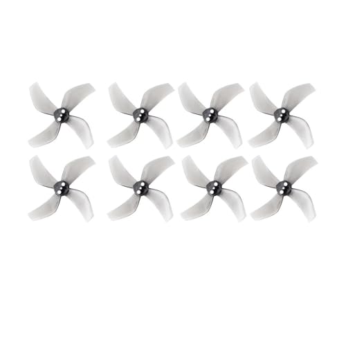 Hélice à 4 pales D51 2020 grise de 51mm pour drone Cinewhoop RC FPV en polycarbonate