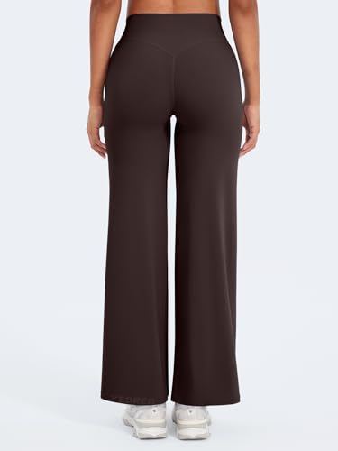 Image of YEOREO Ease Workout Leggings Womens No Front Seam Straight Leggings 29 inch / 31.5 inch / 33 inch / 35 inch High Waist Buttery Eddiy Yoga Pants