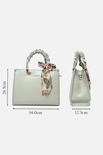 Image of Allen Solly Women's Large Tote Shoulder Bag | Vegan Leather | Organized Interior | Magnetic Flap | Brunch & Shopping