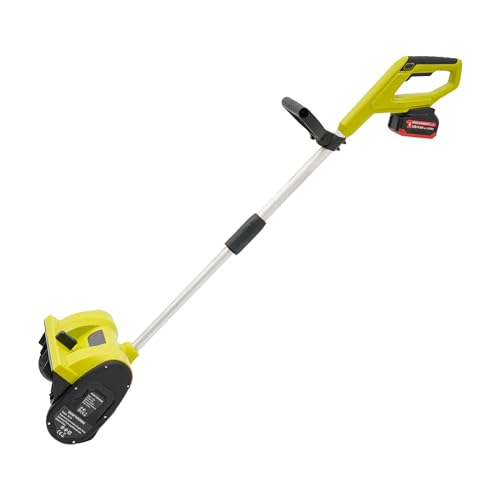 DSYOGX - Batteria spazzaneve a batteria, spazzaneve a batteria, funzionamento a batteria, per la rimozione della neve, altezza massima di ingresso della neve, 16 cm, portata massima: 8 m