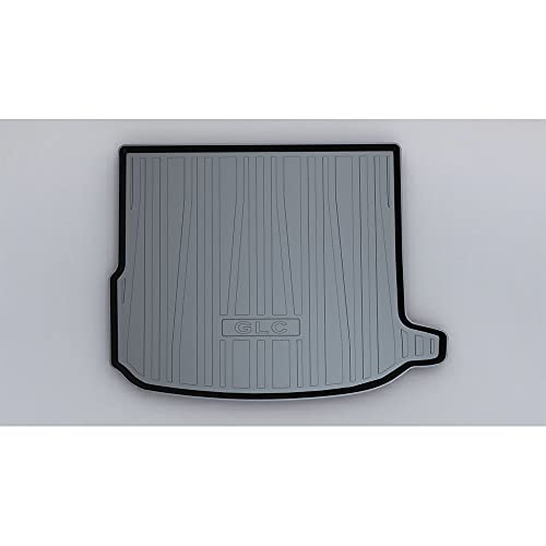 ERTYU Voiture Tapis Coffre Rear Trunk Boot Mat, pour Mercedes-Benz GLC-Class Coupe (Coupe SUV) 2017-2021 129 * 100cm sur Mesure Car Antidérapant Spécifique Protection Floor Mat, Caoutchouc TPO Cover