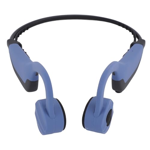 Écouteurs à conduction osseuse sans douleur lecteur MP3 étanche IPX8 bleue