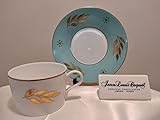  Tazza tè CL 20 con piattino cm 14 porcellana limoges FORMA RYTHME DEC.BLUE GRISE\'