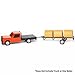 Little Buster Toys Hay Trailer Bumper Pull | All-Metal Farm Trailer | Compatible with Little Buster Trucks & Tractors | Durable Collectible for Realistic Holiday Farm Displays