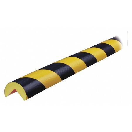 Corner Guard, Rounded, Black/Yellow