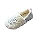 bbba Pantoufles en coton pour dames d'hiver à motif de flocon de neige de Noël hiver en peluche douce et chaude, pour la maison ou l'extérieur, idée cadeau confortable