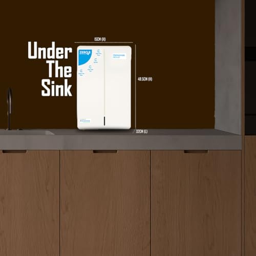 Image of Zero B New Kitchenmate UV Under the Sink Water Purifier | Under Counter Instant Purification | 4 Stage | 1 LPM Flow Rate | Sleek and Compact Design | Ideal for Modular Home Kitchens & Offices
