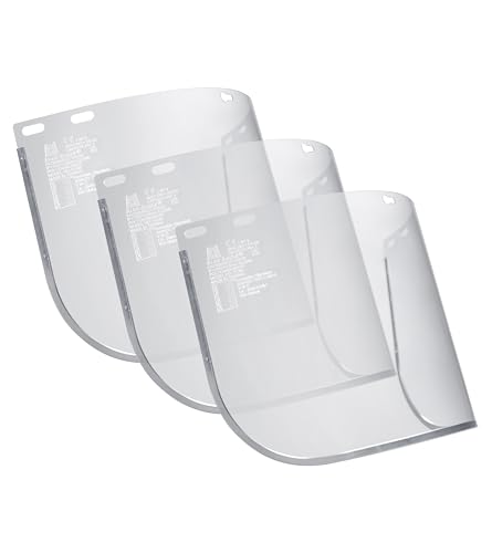 Blue Eagle Faceshield Replacement Visors (FC48) - Clear (3 PCS)