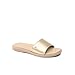 REEF Sunny Arrianah Women's Fashion Slide Sandal, Soft Molded Footbed, Arch Support, Golden Hour, 7