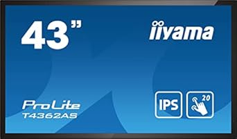 IIYAMA T4362AS-B1 / 43" All In One. Cap. 20-Poi