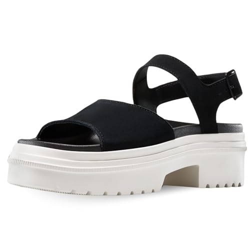  Converse Sandali Chuck Taylor all Star Lugged Heel Sandal Taglia 38 Codice A15075C Nero