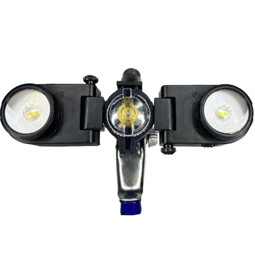Lonrtesw Reflector Auxiliar Recargable por USB, Herramienta de Iluminación con Pulverizador, Iluminación de Pintura en Aerosol, Pistola de Pintura, Luz de Relleno Especial B
