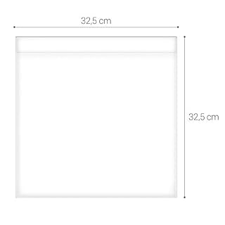 kwmobile Pochette Vinyle 32,5 x 32,5 cm – Lot de 100 Pochettes pour Protection Disques Vinyles – Pochette Transparente 0,05mm avec Fermeture Adhésive - Les Beatles, Paul McCartney, John Lennon, RIngo Starr, George Harrison kwmobile Pochette Vinyle 32,5 x 32,5 cm - Lot de 100 Pochettes pour Protection Disques Vinyles - Pochette Transparente 0,05mm avec Fermeture Adhésive – Image 4
