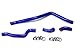 HPS 57-1615-BLUE Blue Radiator Hose Kit Coolant