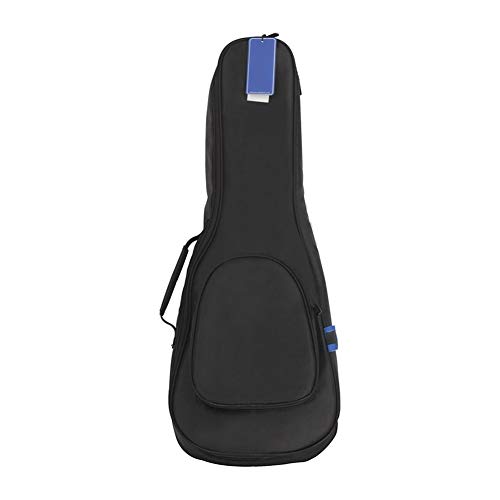 Housse imperméable pour ukulélé en coton Oxford de 66 cm (couleur : noir) - Les Beatles, Paul McCartney, John Lennon, RIngo Starr, George Harrison Housse imperméable pour ukulélé en coton Oxford de 66 cm (couleur : noir)