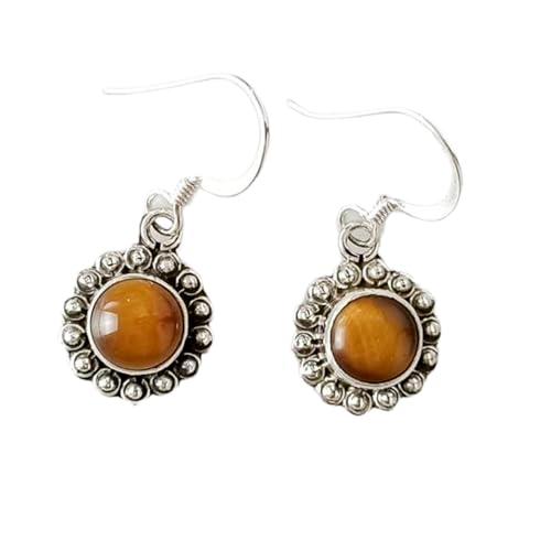 Boucles d'oreilles œil de tigre, le bijou idéal du quotidien