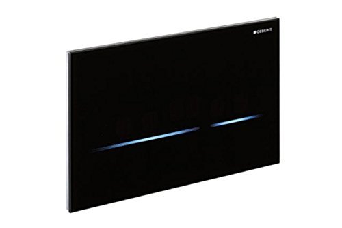 Geberit 116.090.SM.1 Sigma80 Toilet Flush Actuator Plate, Mirrored Glass by Geberit