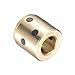 uxcell Sleeve Bearings 8mm Bore 15mm OD 15mm Length Wrapped Oilless Bushings Brass Graphite 2pcs