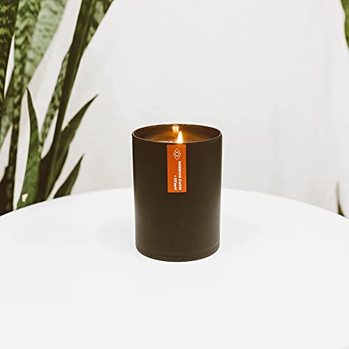 Calyan-Wax-Soy-Wax-Candle-Apples-Maple-Bourbon-Scented-Candle-for-The-Home-Premium-Candle-with-Essential-Oils-102-oz-50-Hour-Burn-Time-Soy-Candle-in-Black-Jar-Gift-for-Men