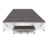 Kit de scène modulaire portable 2m x 4m x 40 cm Hauteur 800 kg Max Load