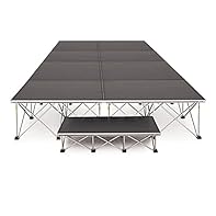 MODULAR STAGE KIT - The Gear4music super light portable stage kits are the perfect way to start building your own stage. All platforms are easily connected together using the clamps on the side, to create a sturdy and rigid structure that can hold up...