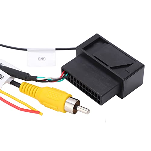 Akozon Convertidor RGB a AV, Adaptador de Caja Decodificador de Adaptador de Cable de Audio RCA AV de 12V 5W para Piezas de Cámara de Respaldo Magotan CC