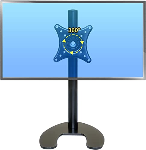 Support TV base métal en U inclinable pour support de table LCD et incurvé