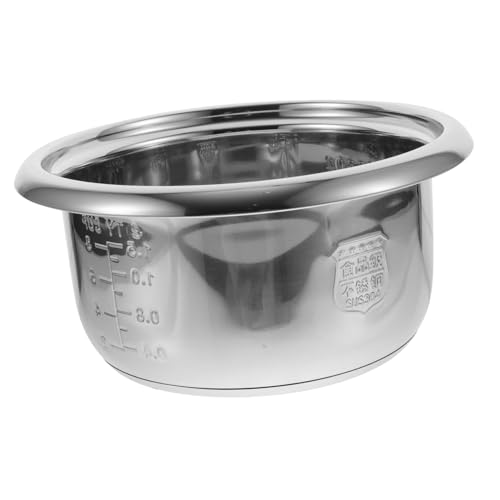 IMIKEYA 不??加厚炊飯器内釜 大容量 電気圧力鍋対応 ご飯炊き用内鍋 目盛り付き 耐摩耗性良好 自宅 ホテル 寮向け交換用内釜
