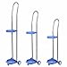 HCZKIUJ Portable Stainless Steel Gas Cylinder Rack for Nursing Homes, Clinics & School Labs - Mobile Cart with 2 Silent Wheels, 37.4
