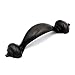 4" overall length Scroll Cabinet Pull (drawer handle). Holes are 3" center-