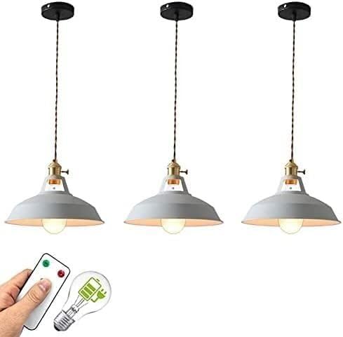 Lampes suspendues de cuisine modernes à piles pour illuminer vos dîners sur l'îlot