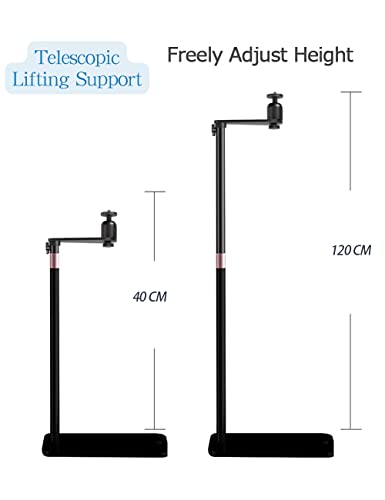 Hibori Projector Stand Floor Projector Mount Adjustable Height 16 To 48 Inch Universal Projector Ceiling Mount 360 Degree Rotation Compatible With Epson, Xgimi, Vankyo, Jinhoo, Auking #TOP4