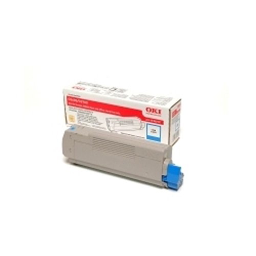 Toner OKI C 5700 DN cyan d'origine 43381907 cartouche imprimante laser
