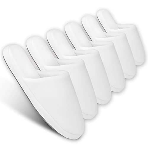 3-Pair Luxury Spa Slippers with Memory Foam