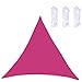 DKLE 6x6x6 m Voile D'Ombrage ImperméAble Protection Solaire, Toile D'Ombrage Triangulaire, Protection Rectangle Auvent Kit Accessoires de Fixation, pour Jardin Plage Patio