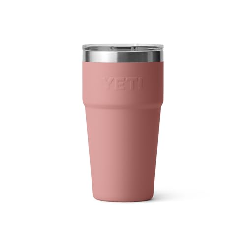 Image of YETI Rambler 20 oz Stackable Tumbler, Stainless Steel, Vacuum Insulated with MagSlider Lid