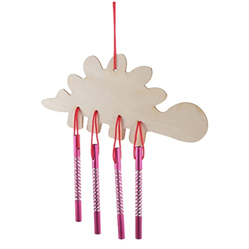 32 Sets Wooden Wind Chimes Rabbit Decor Crafts For Elderly Wood Crafts For Adults Paintable Diy Wind Bell Graffiti Wind Bell Decorative Wind Chime Self Made Material Wood #TOP7