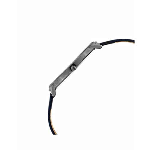 Titan Edge Quartz Analog Blue Dial Leather Strap Watch for Men-NS1843QL01 - Image 4