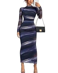 B Dark Grey（black Purple）side Slit Dress