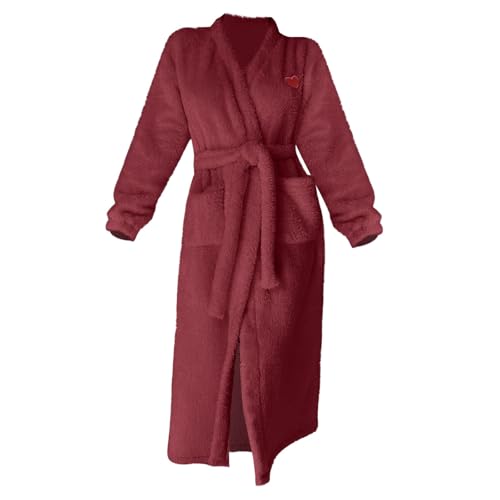 Ensemble de chemises de nuit flanelle cœur pour vos soirées cocooning - 2