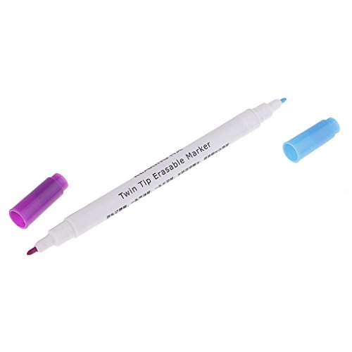 Homyl Tinta Solúvel Em água De Caneta Apagável A Ar De 1mm Para Fabricante De Costura De Tecidos E T