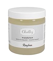 Rayher Chalky Krakelierlack, Dose 230 ml, Krakelier-Medium farblos, für antike Reißeffekte, Reißlack-Technik, für Vintage- und Antikeffekte, Crackle Medium, 35054000