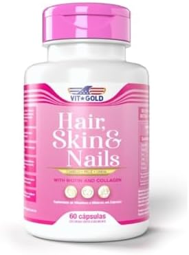 Hair Skin & Nails (Cabelo, pele e unhas) Vitgold 60 caps.