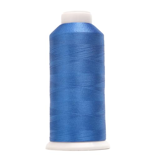 Image of High Tenacity Polyester Embroidery Machine Thread 40WT(120D /2) 4000M Per Spool for Commercial and Domestic Embroidery Machine (Blue Bird-1829)