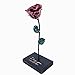 Imagen de Forging Art Bcn® Rosa Eterna de Hierro Forjada a Mano con Base de Madera