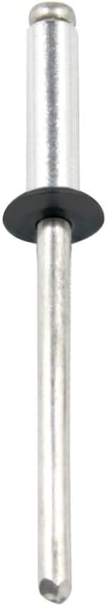 Allstar Performance 1/8in Alum Rivet Black 500pk 1/8in-1/4in