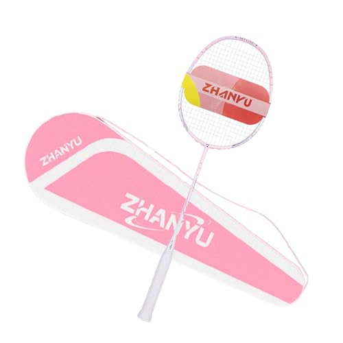 Badminton Racket,Badminton Rackets,Both Offensive and Defensive,Lightweight 75g All Carbon Fiber One-Piece Molded Professional Durable Single Racket,Including 1 Ball Bag
