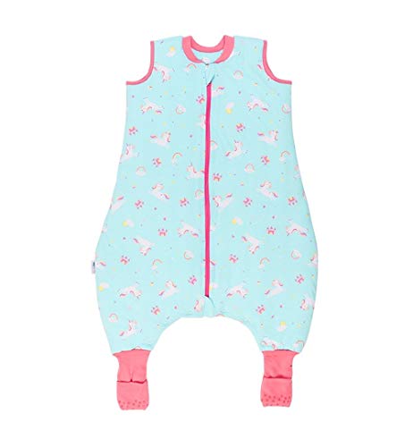 Slumbersac Gigoteuse avec pieds et boutons 3.5 Tog - SANS manches AOP Licorne - 12-18 mois/80 cm