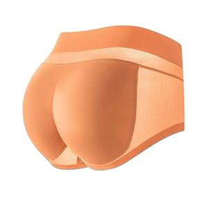 Generisch Po Push-Up Hose Orange Damen Miederslip